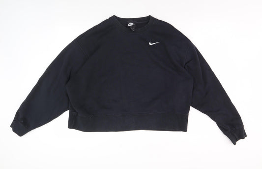 Mens UK Size 1X Nike Black Pullover Sweatshirt