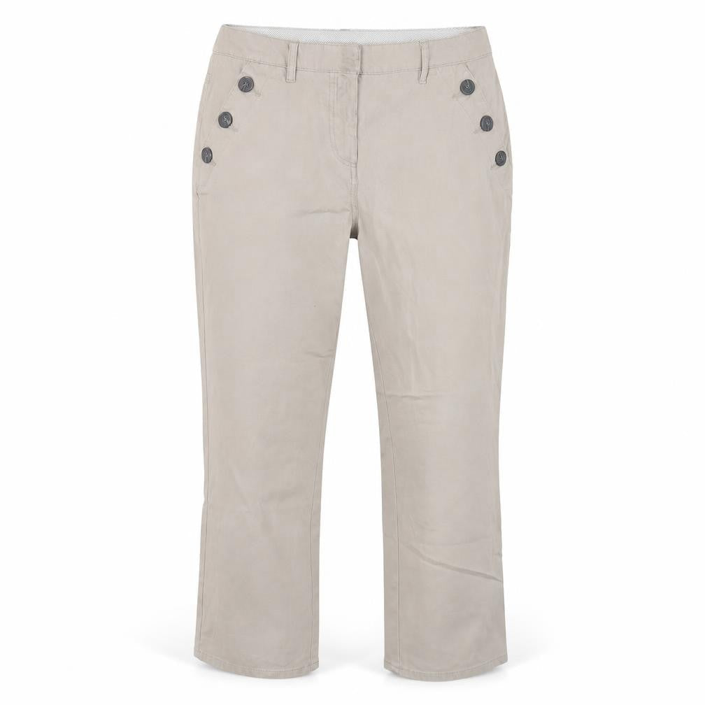 Womens UK Size 12 Maine New England Regular Fit Casual Beige Trousers