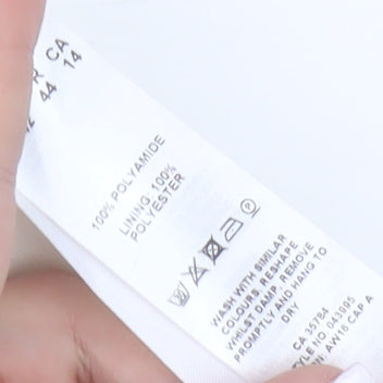 Jacques Vert Women's White Lace Blouse Size 16