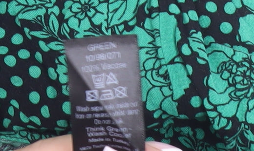 Womens UK Size 14 M&Co Green Basic Blouse