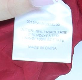 Hobbs Women's Red Dress, Size 8, Half Sleeve, UK