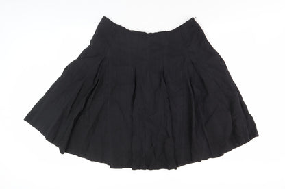 Oasis Women's Black Cotton Skirt, Size 16