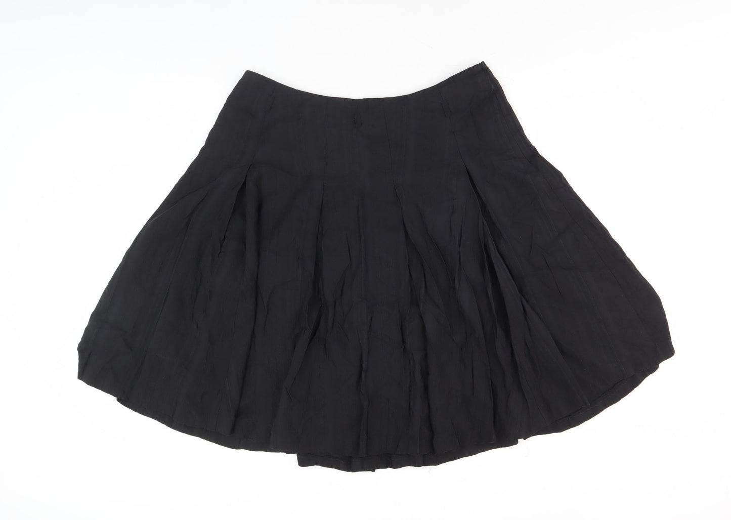 Oasis Women's Black Cotton Skirt, Size 16
