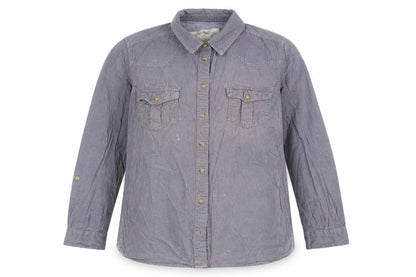 Womens UK Size 18 Marks and Spencer Purple Basic Button-Up