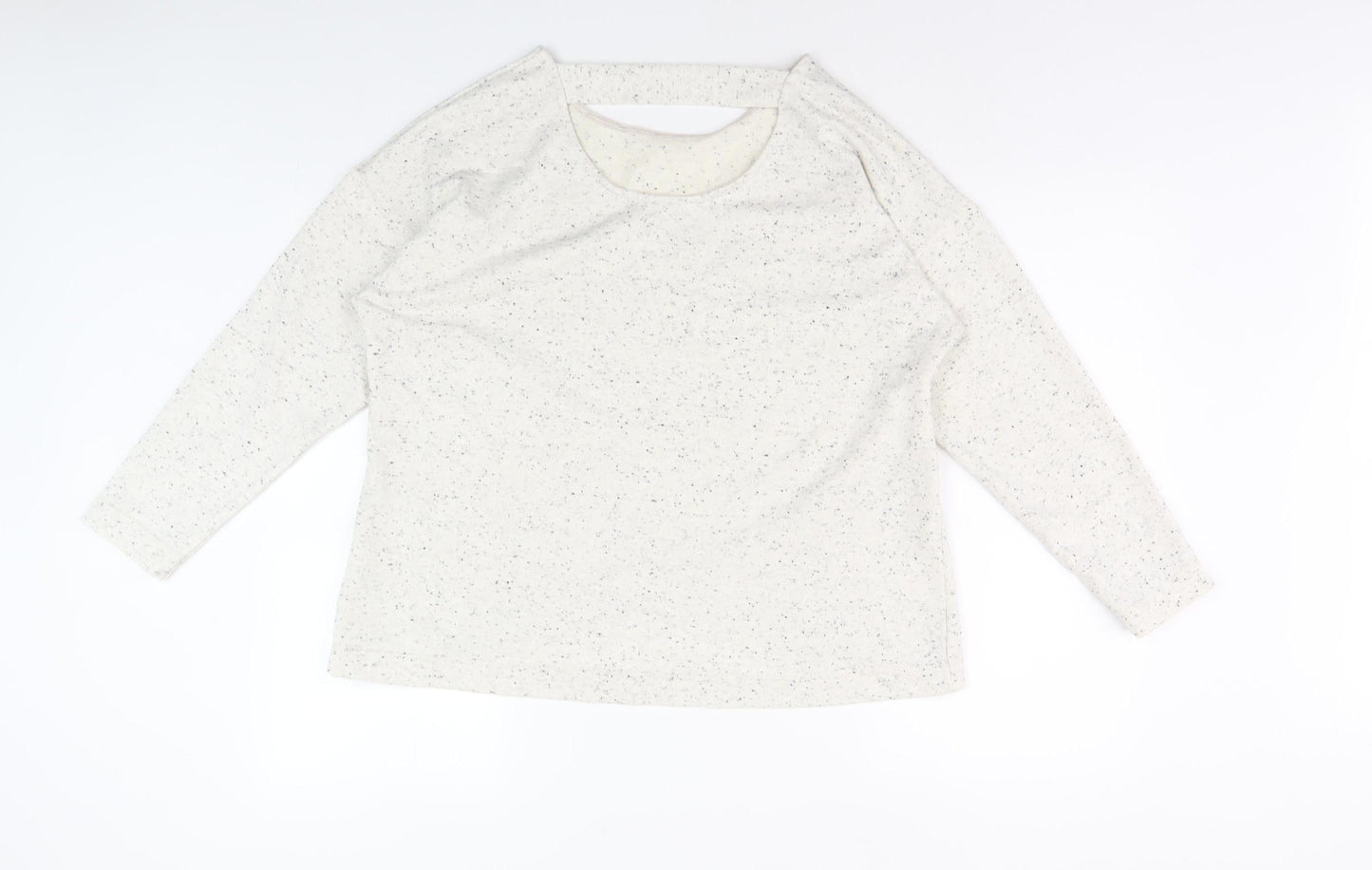 Dash Women's Ivory Pullover Sweatshirt Size 12