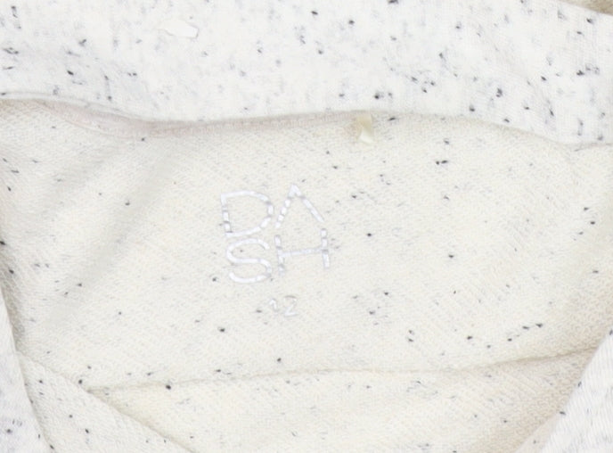 Dash Women's Ivory Pullover Sweatshirt Size 12