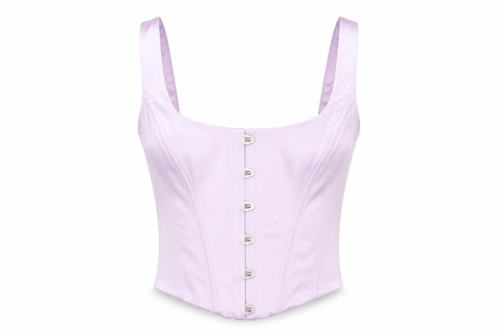 Womens UK Size 6 Oh Polly Purple Camisole Blouse