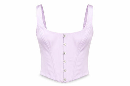 Womens UK Size 6 Oh Polly Purple Camisole Blouse