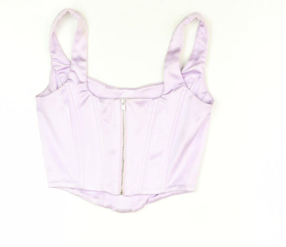 Womens UK Size 6 Oh Polly Purple Camisole Blouse