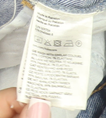 H&M Men's Blue Straight Jeans, Size 38, Regular Fit