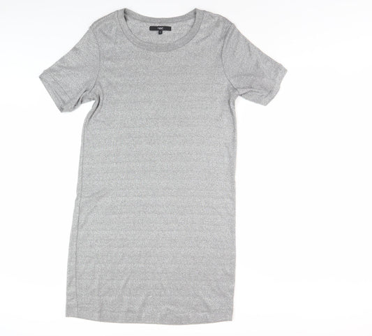 Next Women's Grey T-Shirt Dress Size 12 - Casual Charm