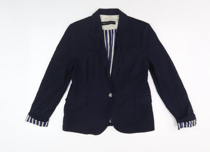 Zara Basic Women's Blue Blazer Jacket 4XL