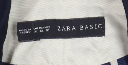 Zara Basic Women's Blue Blazer Jacket 4XL