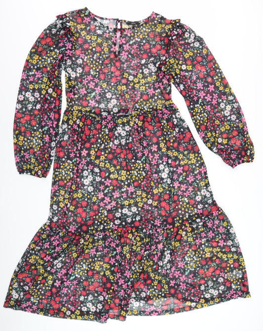 Next Women Multicoloured Floral Dress Size 12