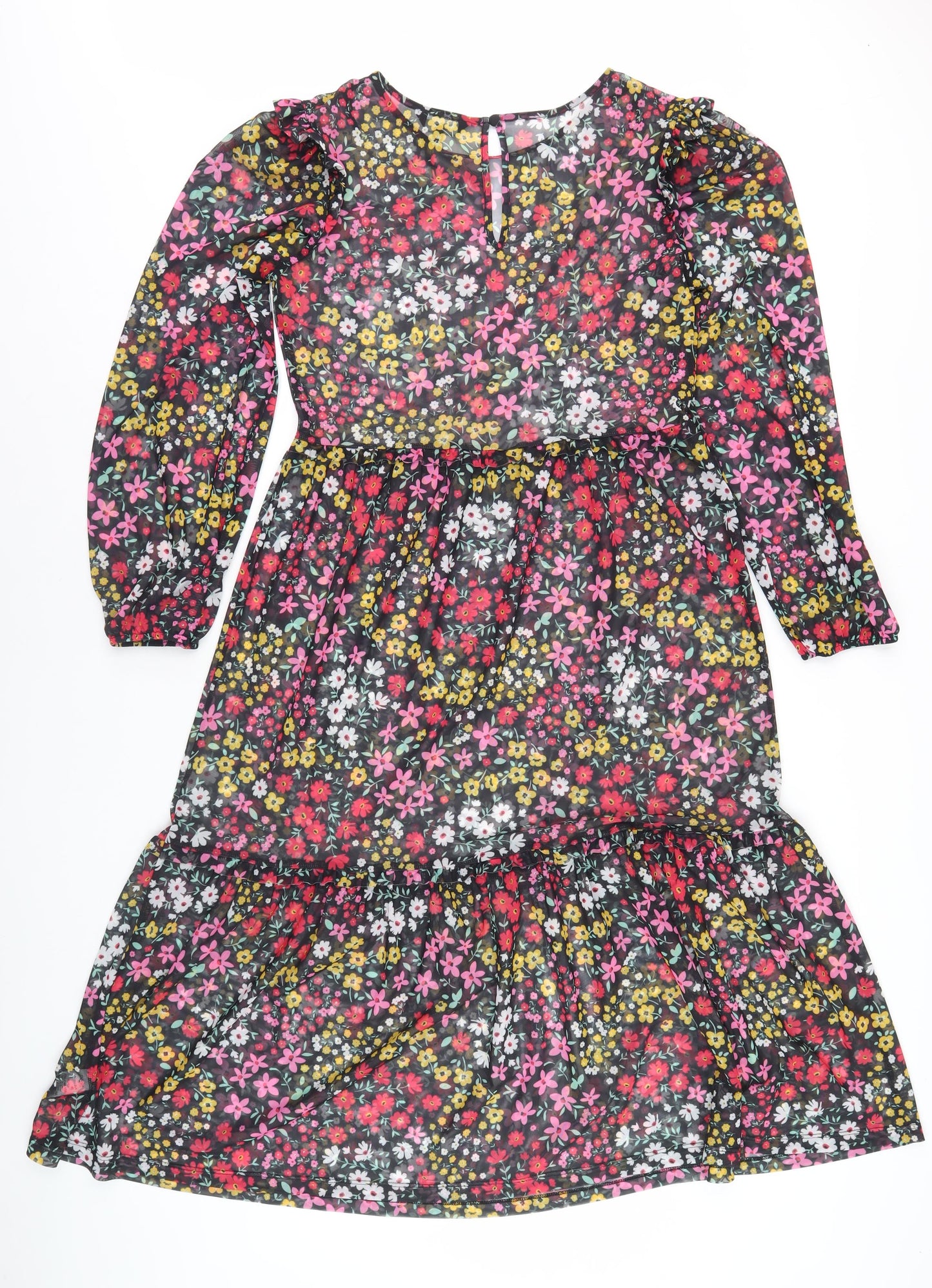 Next Women Multicoloured Floral Dress Size 12
