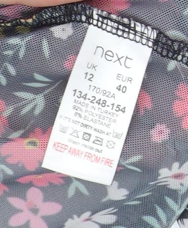 Next Women Multicoloured Floral Dress Size 12