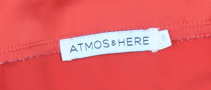Atmos & Here Women's Red Skirt, Size 8