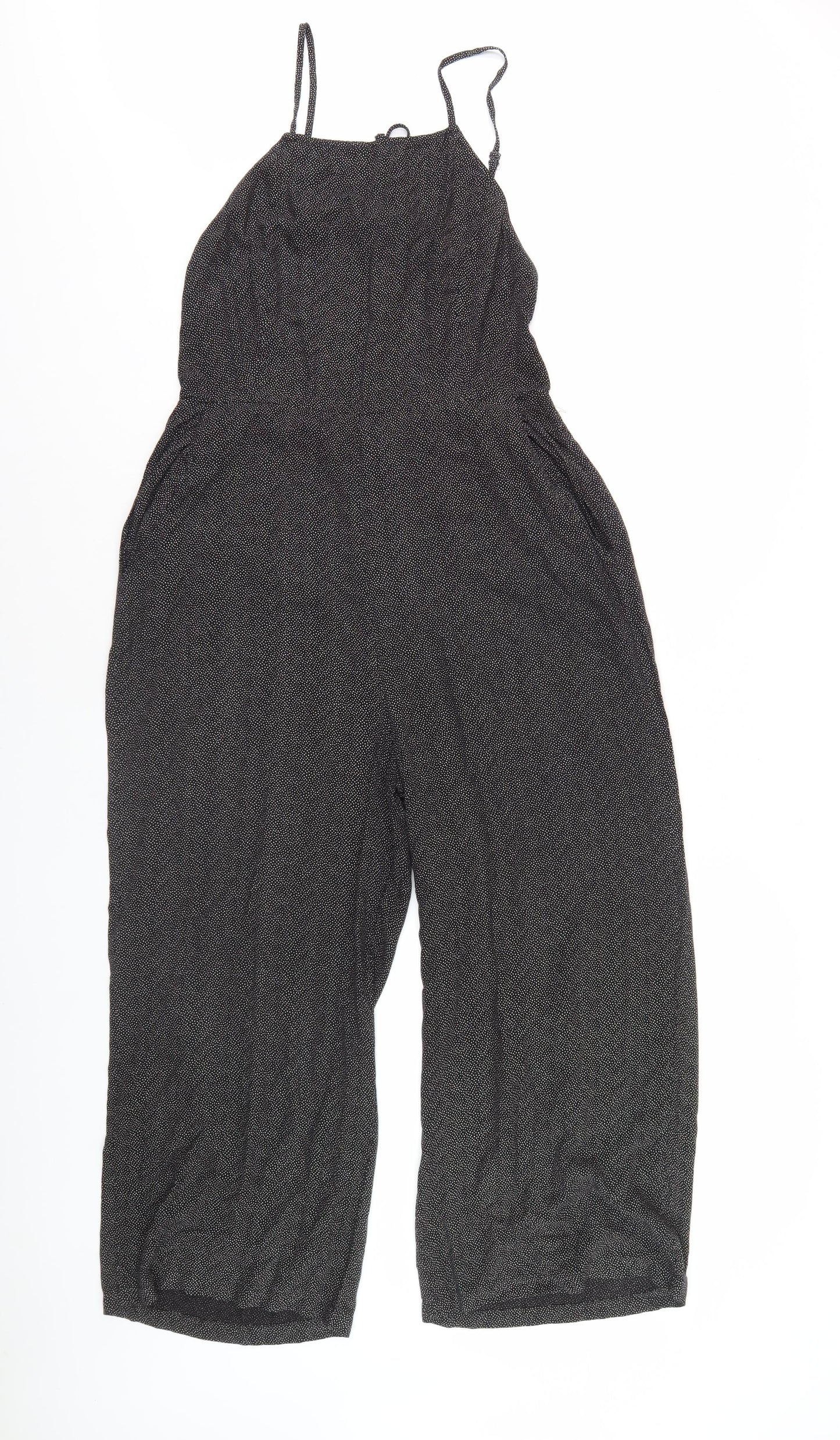 Pins and Needles Black Wide-Leg Jumpsuit L