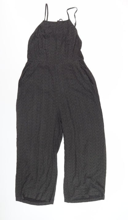 Pins and Needles Black Wide-Leg Jumpsuit L