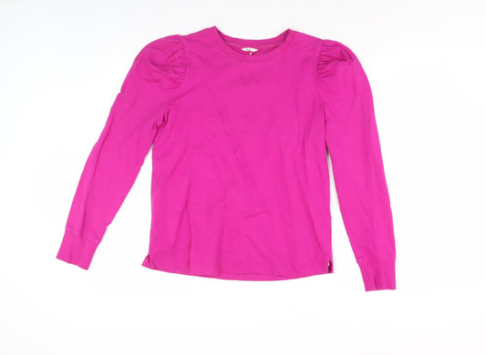 Hush Women's Pink Puff Sleeve T-Shirt, Size S