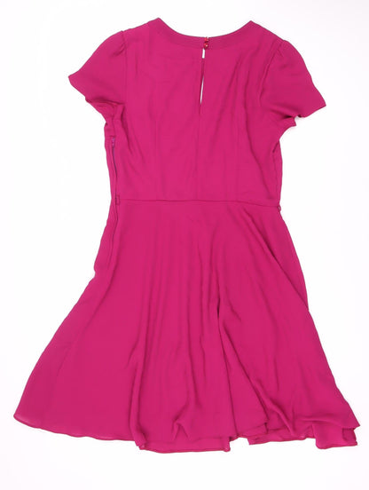 Dorothy Perkins Women's Pink A-Line Dress Size 12