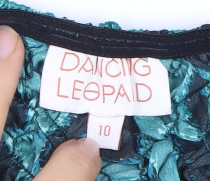 Dancing Leopard Women's Multicoloured Size 10 Spaghetti Strap Swimwear
