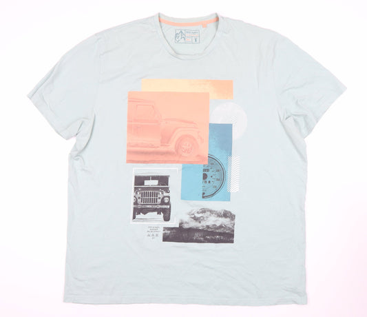 Next Men's 2XL Blue Car Graphic T-Shirt