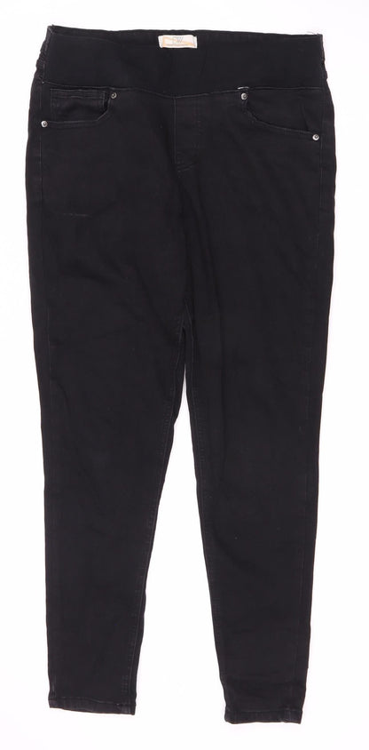 Don't Think Twice Black Skinny Jeans XL