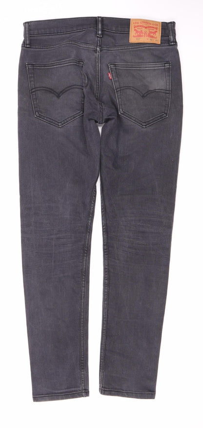 Levi Strauss Women's Black Straight Jeans UK 6