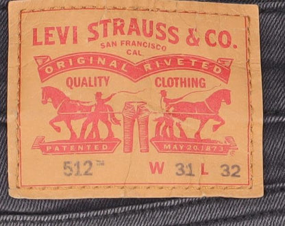 Levi Strauss Women's Black Straight Jeans UK 6