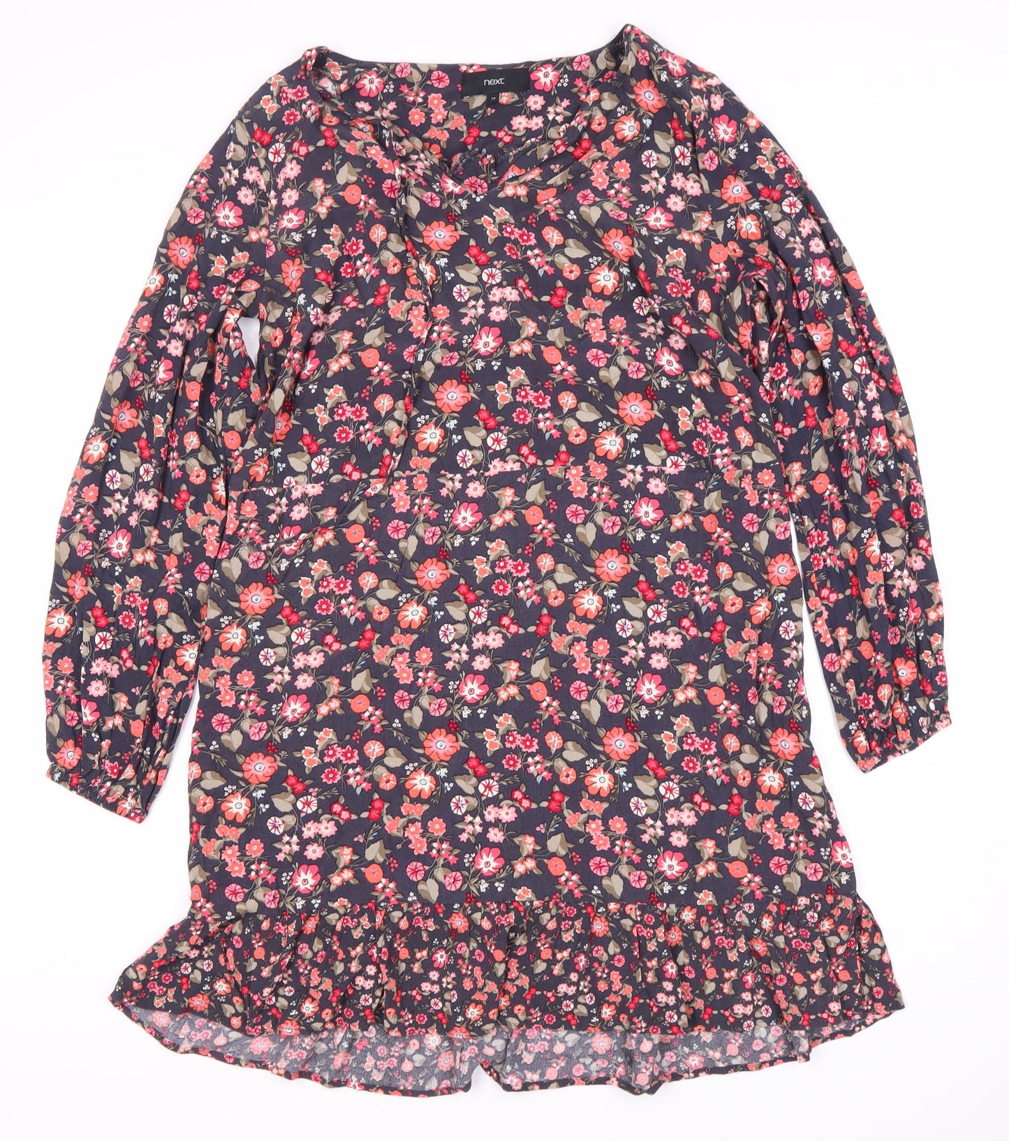 Next Women's Floral Shift Dress - Size 14