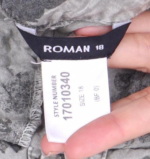 Womens UK Size 18 Roman A-Line  Skirt