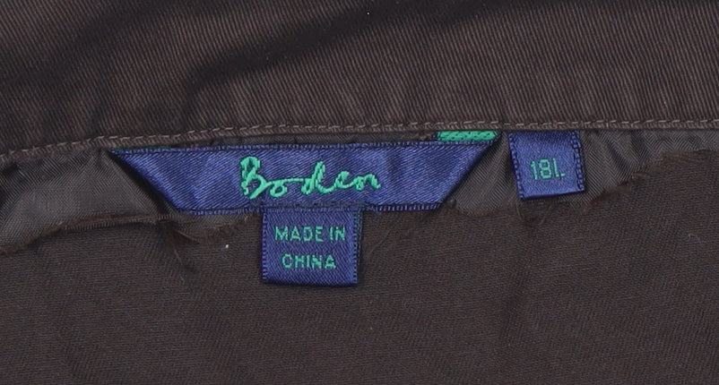 Boden Women's Brown Knee Length Pencil Skirt Size 18