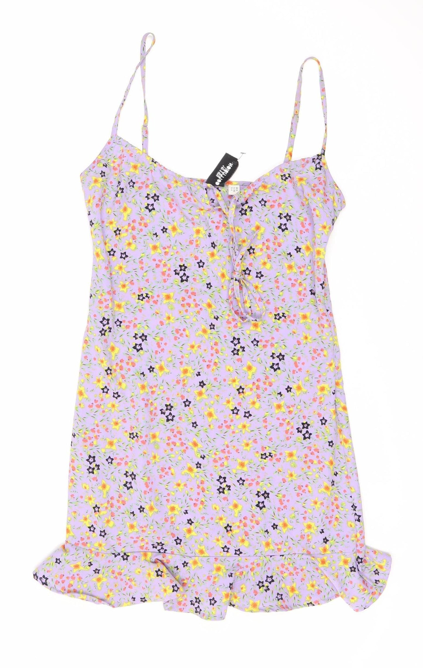 COLLUSION Women's Multicoloured Floral Dress Size 8