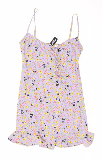 COLLUSION Women's Multicoloured Floral Dress Size 8