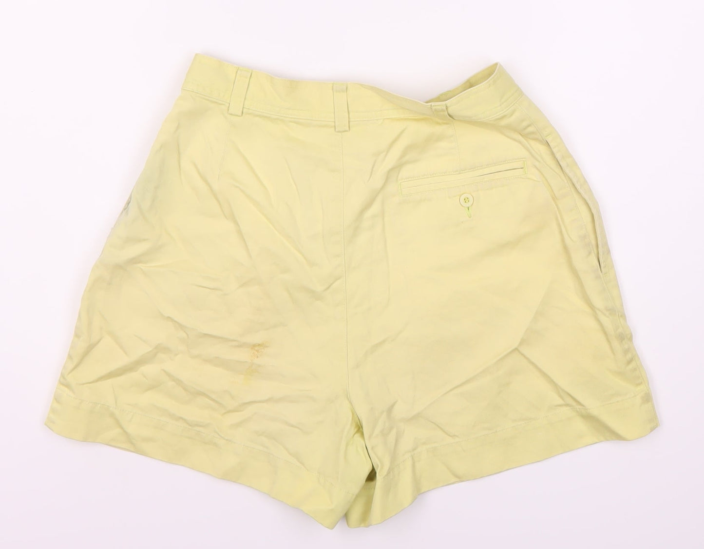 Liz Claiborne Women's Yellow Chino Shorts Size 6