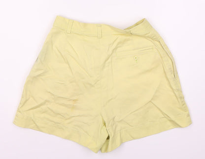 Liz Claiborne Women's Yellow Chino Shorts Size 6