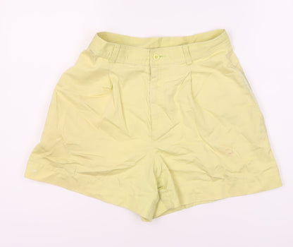 Liz Claiborne Women's Yellow Chino Shorts Size 6
