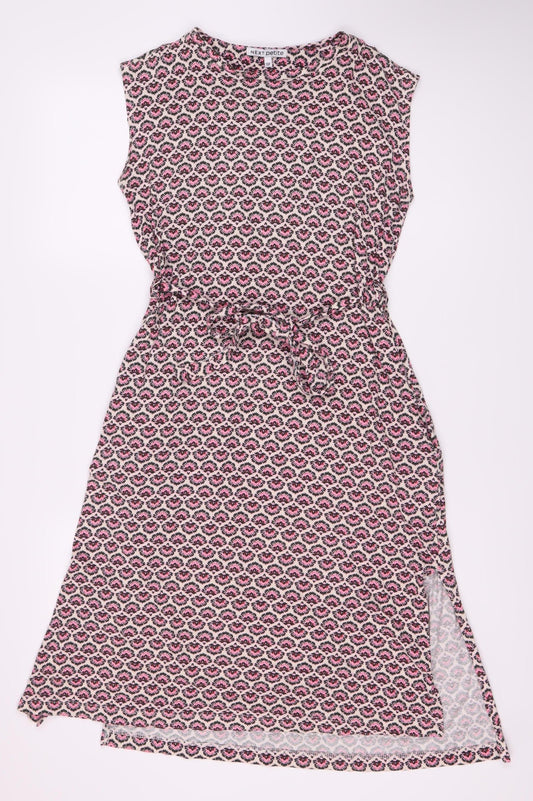 Next Women's Multicoloured Strapless Dress Size 10