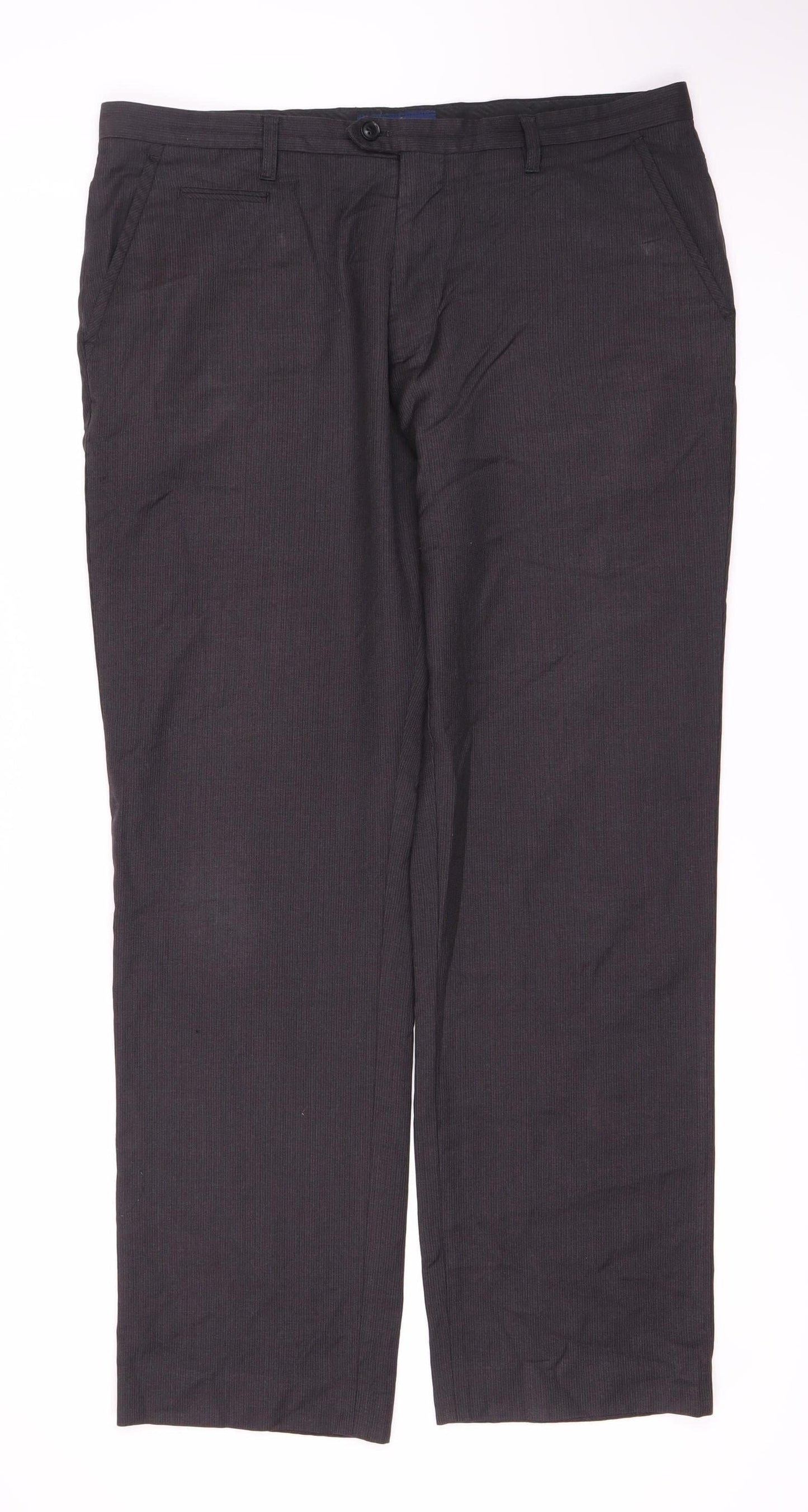 Womens UK Size 36 NEXT Regular Fit  Black Trousers