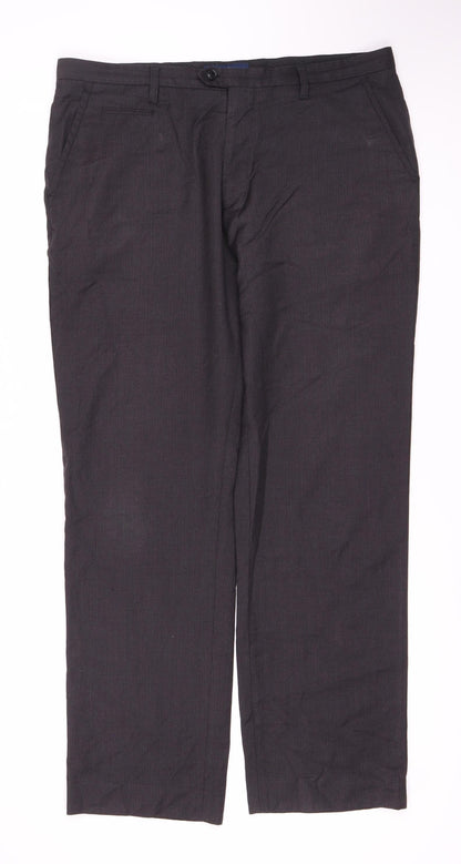 Womens UK Size 36 NEXT Regular Fit  Black Trousers