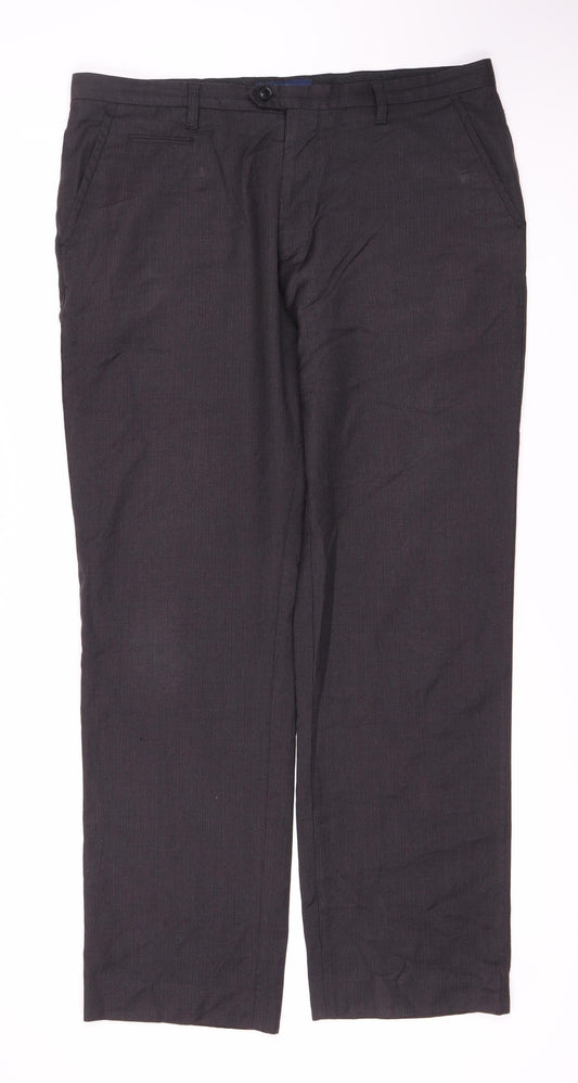 Womens UK Size 36 NEXT Regular Fit  Black Trousers