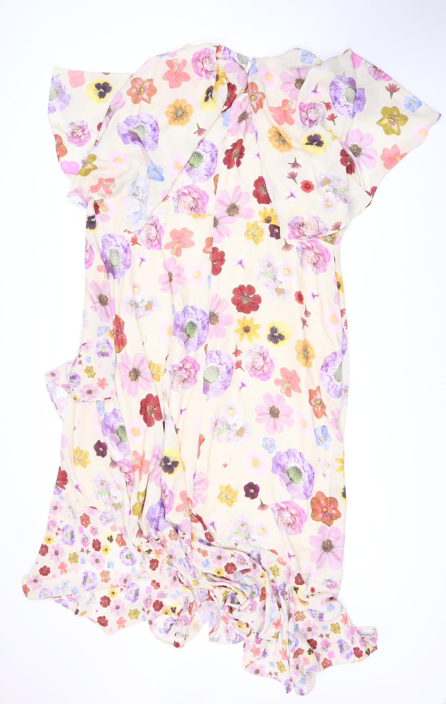 Simply Be Women's Multicoloured Floral Dress Size 22