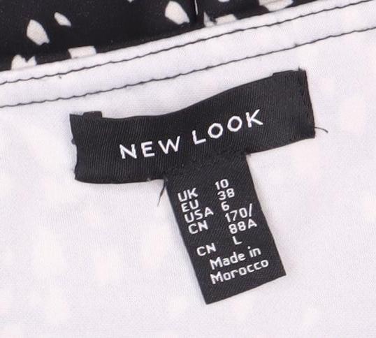 New Look Women's Black Off-Shoulder Playsuit - Size 8