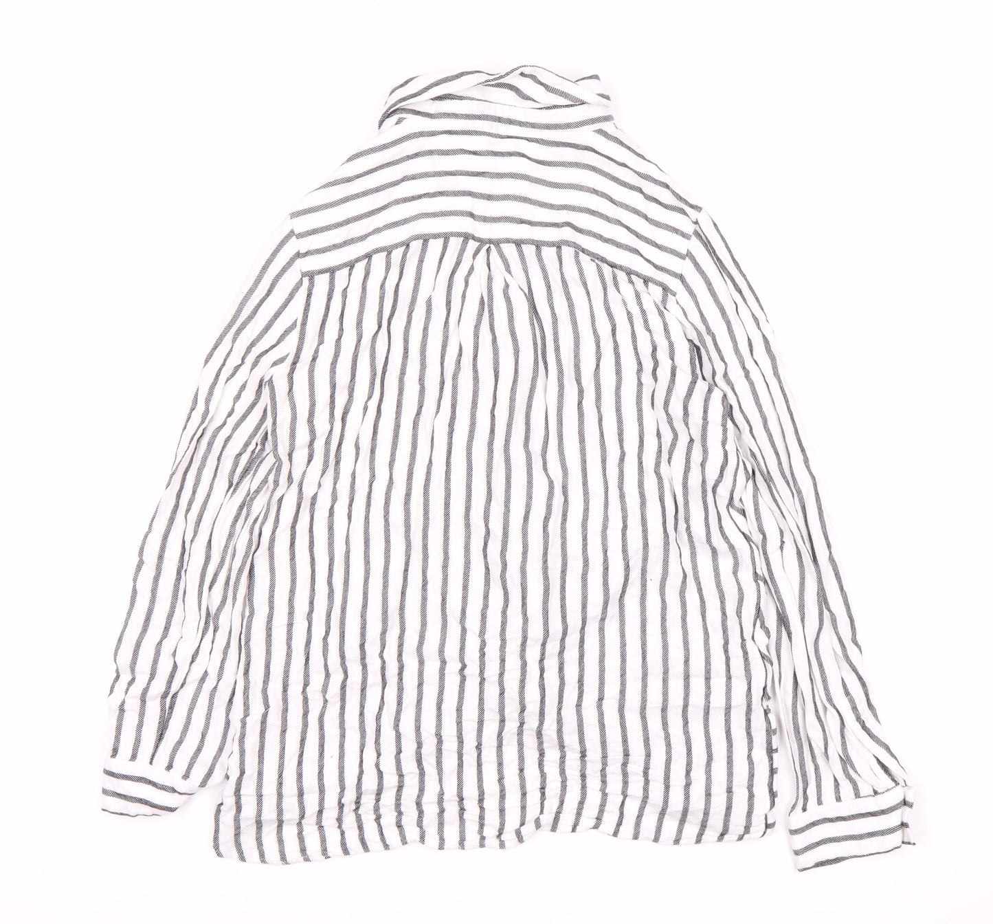 Womens UK Size UK 8 Mint Velvet White Basic Button-Up