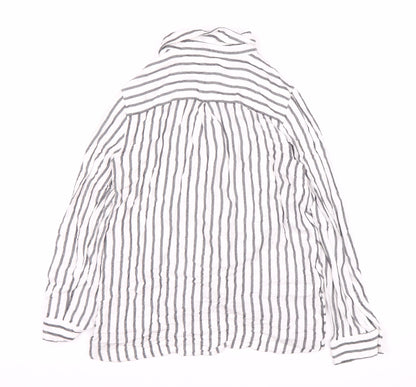 Womens UK Size UK 8 Mint Velvet White Basic Button-Up