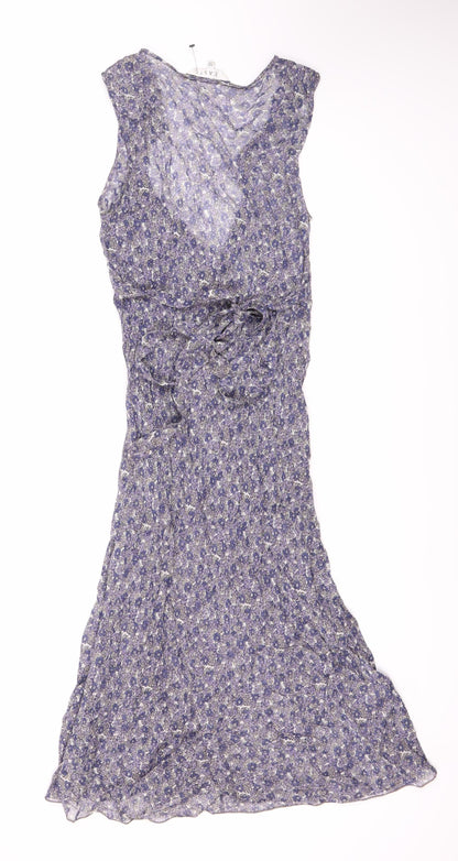 East Women's Multicoloured Floral Dress, Size 10