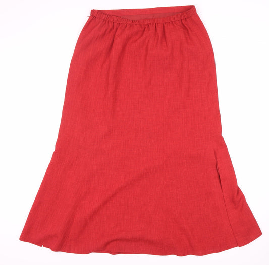 Jacques Vert Women's Red Skirt Size 14