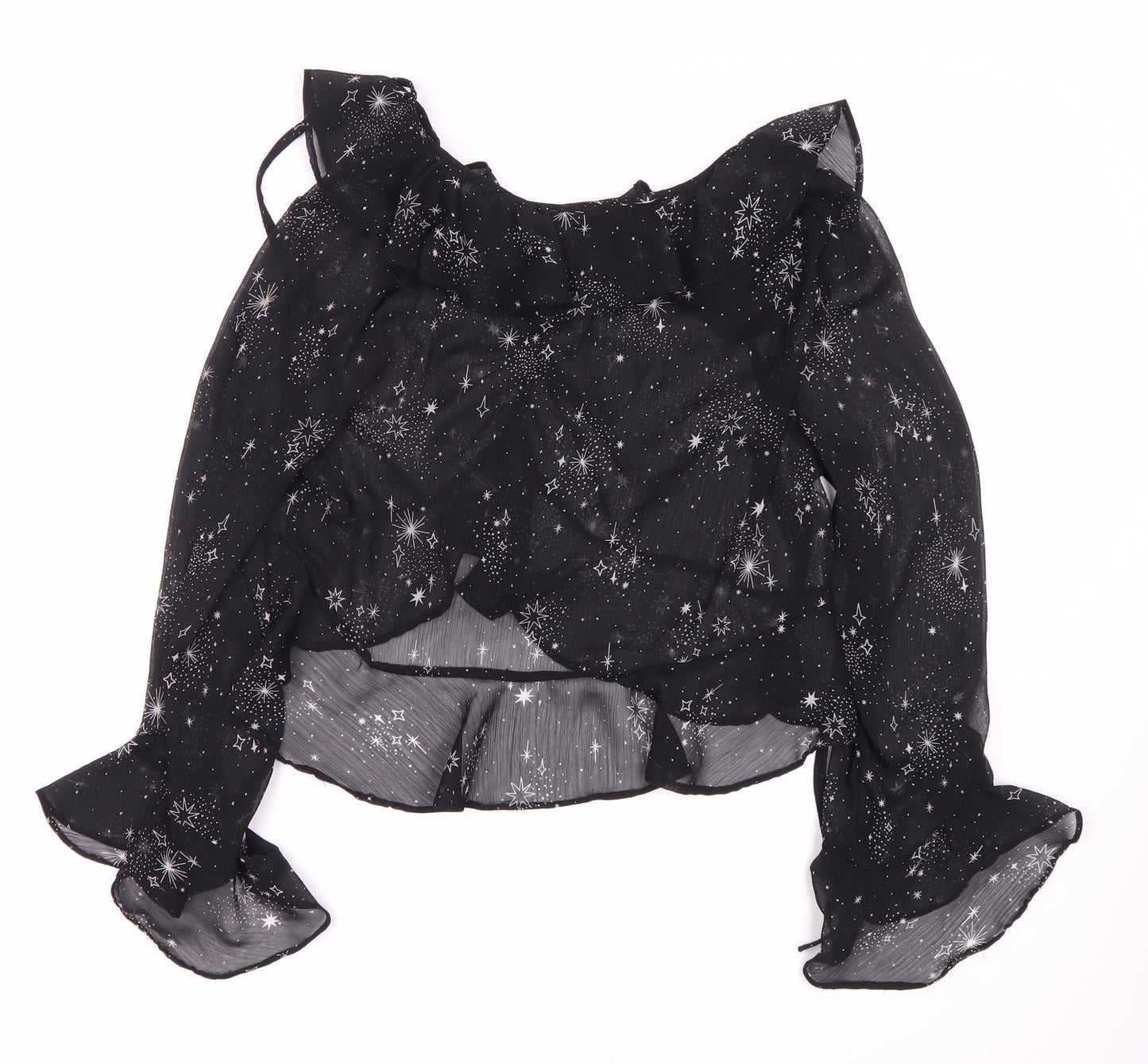 Womens UK Size  Topshop Black Basic Blouse
