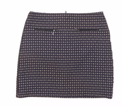 Marks and Spencer Women’s Black Geometric Pencil Skirt, Size 10
